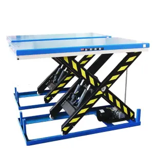 Stationary Hydraulic Scissor Lift Table for Furniture Workshop