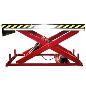 3m 4m Lifting Height Heavy Duty Ramp Car Scissor Lift With CE