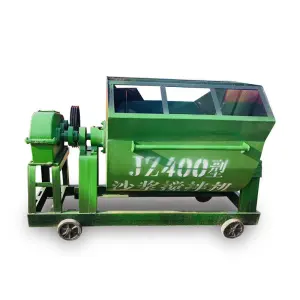 New Movable 500L Horizontal Concrete Mixer Mortar Mixing Machine
