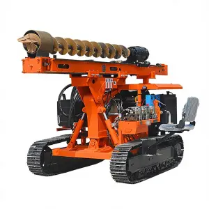 Automatic Hydraulic Solar Pile Driver Machine CE Certified New Ground Mounting System Installer for Construction Solar Panel