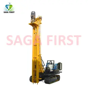 High Efficiency Mini Crawler Pile Driver with Engine Motor Bearing Gearbox Hydraulic Piling Machinery - Made in China