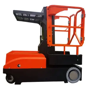 ISO CE High Quality Full Electric Aerial Work Order Picker With Lifting Small Tray