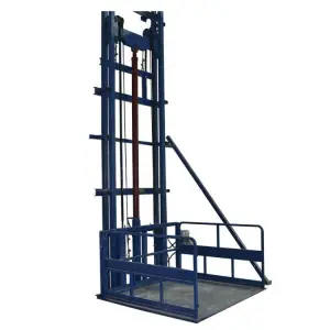 Guide Rail Lift Vertical Chain Guided Hydraulic Cargo Lift