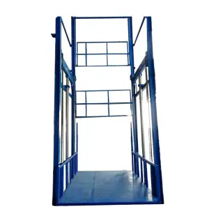 Electric Industrial Workshop Small Goods Lift Hydraulic Cargo Elevator Wall Mounted 380V Steel