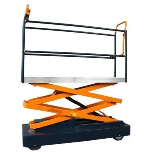 High-Efficiency Tomato Picking Cart with Hydraulic Scissor Lift