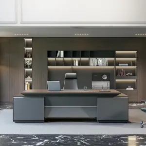 Modern l shape desk CEO executive office desk luxury office furniture Manager table office boss desk escritorios de oficina