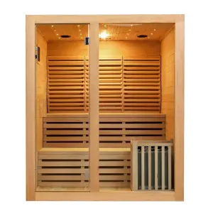 Wholesale Luxury Indoor Wooden Dry Steam Sauna Home 4 - 6 Person Sauna