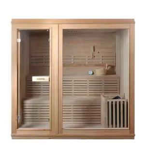 Good Quality Dry Sauna Traditional Wood Steam Sauna Room