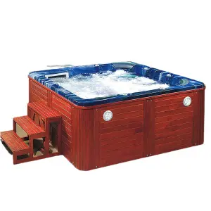 Factory Price Modern Outdoor 6 Person Size Acrylic Massage Spa Hot Tub