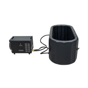 Smartmak Cold Plunge Recovery Ice Barrel Cold Plunge Therapy Tub Inflatable Cold Plunge with Chiller