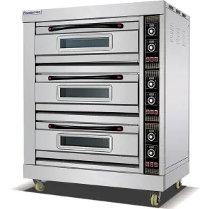 2022 Commercial Tray Gas Pizza Oven Hot Sale 2-Layer Deck for Bakery Made with Nut and Soybean Raw Materials