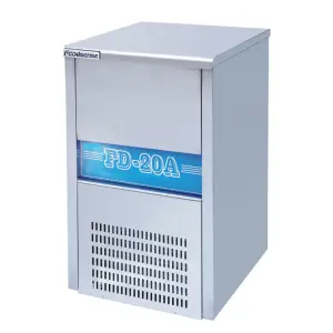 Commercial Stainless Steel Ice Maker Cube Portable Snow Flake Ice Making Machine 20KG/24H Ice Maker