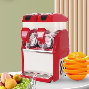 Hot Sale Commercial 2-tank Slush Machine/frappe Machine/slush Dispenser for Sale