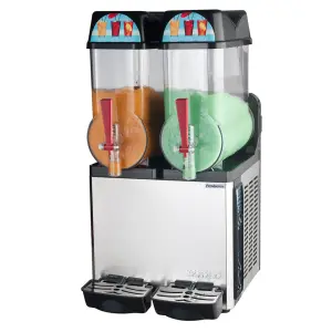 Factory Price Commercial Beverage Smoothie Machine 2 Tanks Slushy Maker Machine Frozen Drink Ice Slush Machine