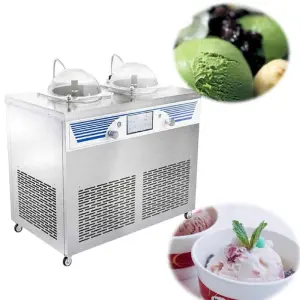 Commercial Automatic Batch Freezer Stainless Steel Italian Gelato Hard Serve Ice Cream Making Machine