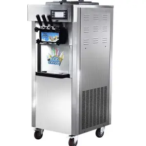 Factory Price High Quality Commercial Ice Cream Making Machine Vertical Three Flavor Soft Ice Cream Maker Machine