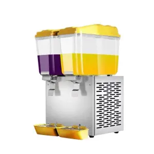 High Quality 2 Tanks Large Capacity Frozen Drink Commercial Juice Extractor Cold Juice Dispenser Beverage Dispenser Machine