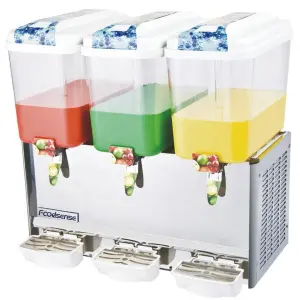 Commercial Professional 18L Three Tanks Beverage Dispenser Juice Machine