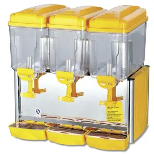 Best Selling Stainless Steel Juice Dispenser 3 Tanks Cold Juicer Dispenser