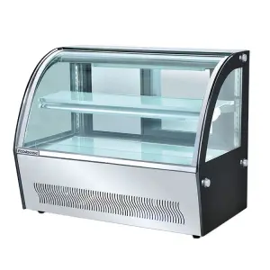 China Professional Commercial Stainless Steel Cold Cake Display Showcase Chiller Price