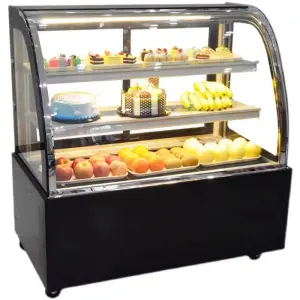 Small Cake Display Showcase Bakery Showcases Fridge Commercial Refrigerator Cabinet Glasses Mini Sweat Pant
