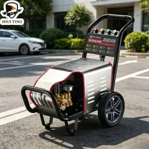 Industrial Electric Pressure Washer High Pressure Cleaning Machine Portable Trolley Power Washer OEM ODM