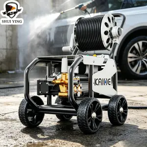 2200W 220V New Stainless Steel High Pressure Car Washer for Car Wash Kitchen Floor & Construction Exterior Wall Cleaning