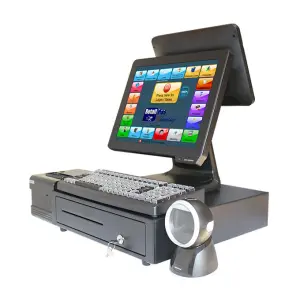 Electronic Cashier Pos Machine Payment Terminal All in One Touch Screen Cashier Machine for Restaurant