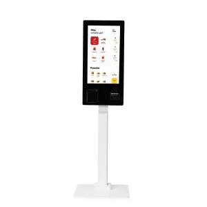 Windows Android/Linux Self Order POS Solution 21.5 Inch Capacitive Touch Screen Wall Mounted SDK Restaurants Payment Kiosks
