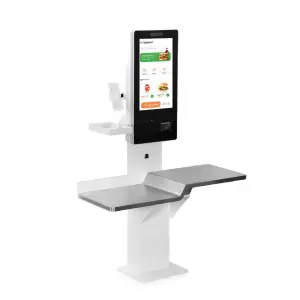 Custom Indoor Unattended Payment Kiosk Interactive Touch Screen Terminal Commercial Cashless Kiosk Android for Self Service