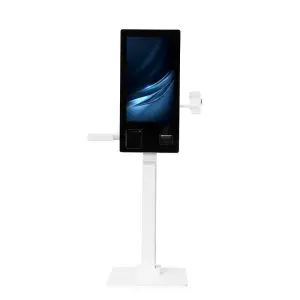 Wall Mounted Touch Screen Self Service 21.5 27 Inch Floor Standing with QR Code Payment Kiosk for Fast Food Shop