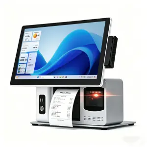 Industrial Touch Screen Display Windows Smart 15.6 Inch Pos Terminal Machine Modular Design for Clothing Store Fcc Certification