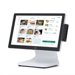 Factory Outlet 15.6'' Dual Touchscreen POS Terminal Android Cash Register Catering Industry POS System
