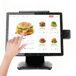 OEM ODM ST8800 15inch Electronic Cash Register Machine Tool-Free Upgrade Design Point of Sale Terminal with VFD Fingerprint