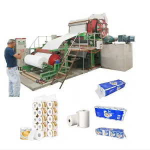New Style Fully Automatic Machines for Small Businesses Toilet Tissue Paper Roll Making Machine Production Line