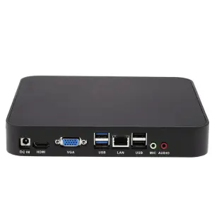 Intel I3 I5 I7 Processor Mini Pcs I5 4210U VGA HD-MI Dual Display 4*USB2.0 2*USB3.0 Win10 Lin-ux OS Mini PC for Home