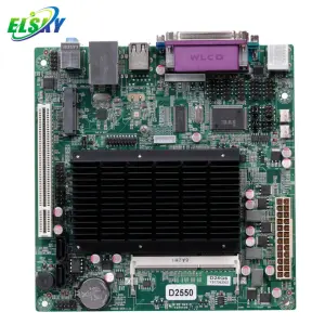 Cedarview D2550 DDR3 1.86GHz Dual Cores PS/2 VGA COM LPT USB Fanless Motherboard Thin Client with Pci Slot