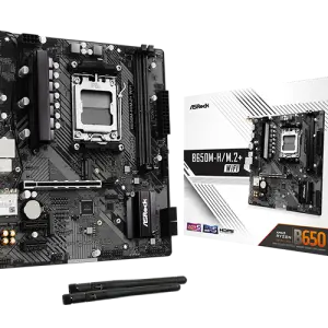 B650M-H/M.2+ WiFi Motherboard Dual Band Supports Socket AM5 2 X DDR5 DIMMs 4 SATA3 Max 128G PCIe 4.0