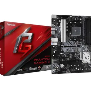 ASRock B550 PHANTOM GAMING 4 Supports AMD AM4 Socket