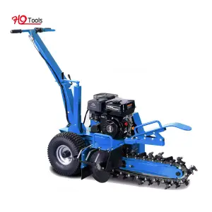 Custom CE Approved 7HP Trenching Machine Mini Chain Trencher Super Durable 450mm Trench Depth Tractor Trencher