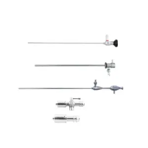4mm Hysteroscopy Set with Manual Power Source Includes Operating Hysteroscope and Sheath Equipment