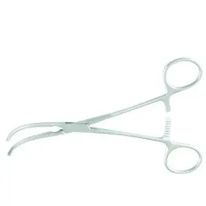 Satinsky Atraumatic Tangential Occlusion Clamp Stainless Steel CE Certified Manual Surgical Instrument Vascular Grip