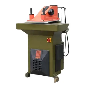 Refurbished Atom SE20 20T Leather Die Cutting Machine Hydraulic Swing Arm Clicker Press for Shoe Making