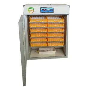 Popular New Fully Automatic Digital Multifunctional Small-Sized 1056 Egg Incubator Dual Power Supply PP Bird Chicken Duck Goose