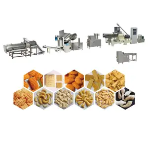 Industrial Puff Corn Extruder Machine Puffed Core Filled Snack Food Production Line Machine
