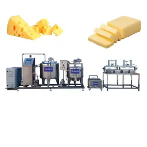 Customized Industrial Cheddar Mozzarella Cheese Production Line Automatic Cheese Making Machine 2000L Processing Line