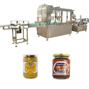 Customized Peanuts Butter Filling Machinery Fruit Jam Honey Yogurt Sauce Filling and Capping Line