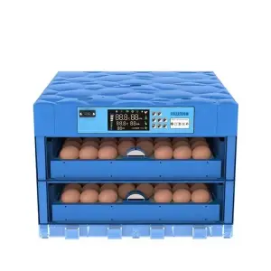 High Quality Blue 64-320 Egg Incubator for Poultry Hatching 500Eggs