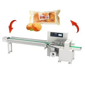 Horizontal Bread Multi-Function Packaging Packing Food Flow Wrapping Packing Machine