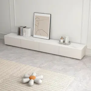 Manufacturer Custom Modern Minimalist TV Cabinet Italian Style Wooden Furniture Small Apartment Coffee Table TV Cabinet Set